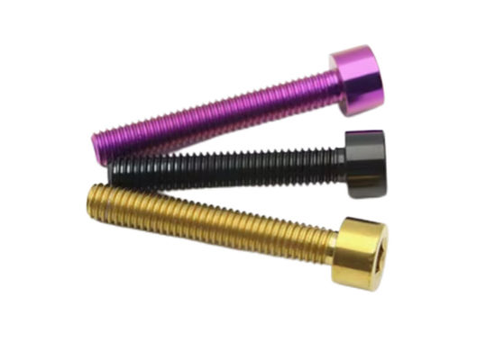 Anodizing Color Titanium Socket Cap Bolt For Racing And Motorcycle