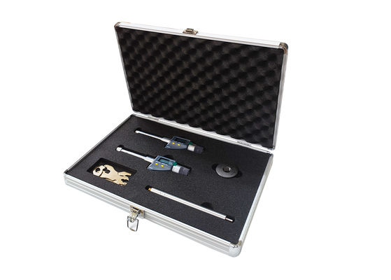 Set of Digital Three-point Bore Gauge with Setting Rings and Extension Rods for Wide Measurement