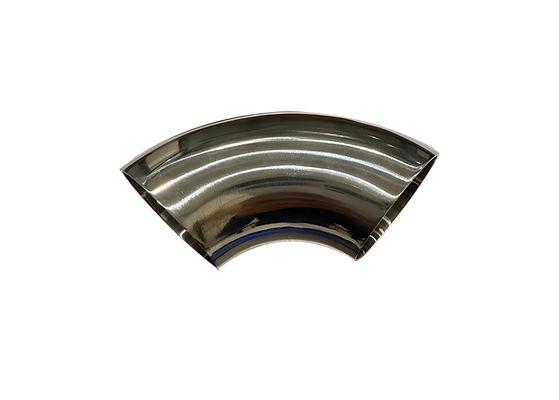 ASME B 16.9 Food Grade Sanitary Mirror Polish 90 Degree Titanium Weld Elbow