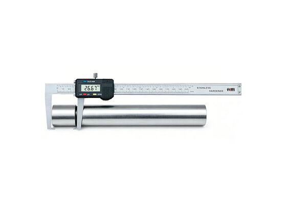 0-150mm/0-6" Flat Tip Digital External Groove Caliper for Shallow Outer Grooves for CNC Industry