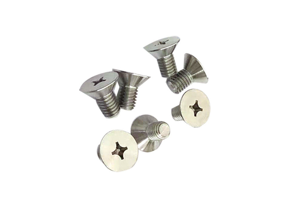 Customized High Quality Cross Countersunk Head Machine Screw Titanium Flat Head Screws