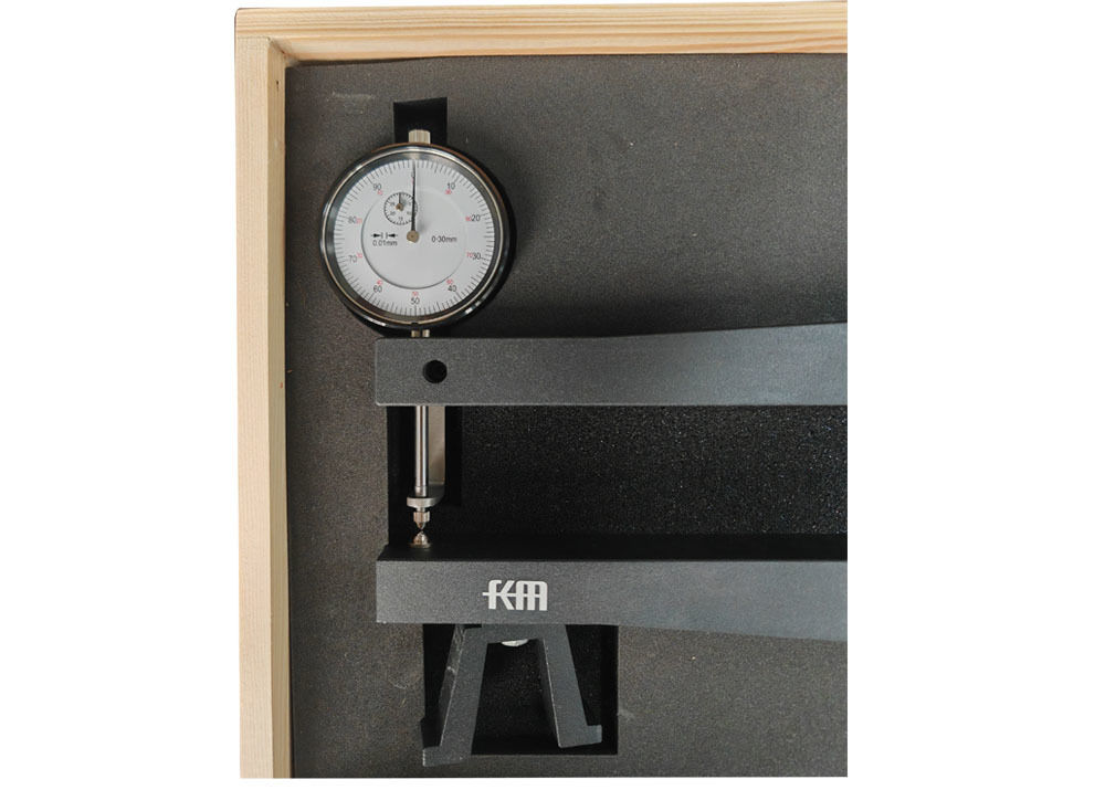 Large Depth 0-30mm Dial Thickness Gauge High Precision Mechanical Thickness Gauge