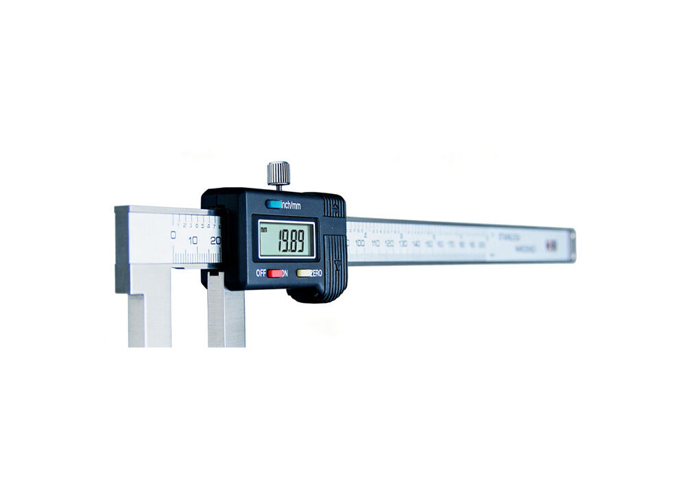25-200mm/1-8'' Cylindrical Head Internal Groove Digital Caliper 0.01mm High Precision Stainless Steel